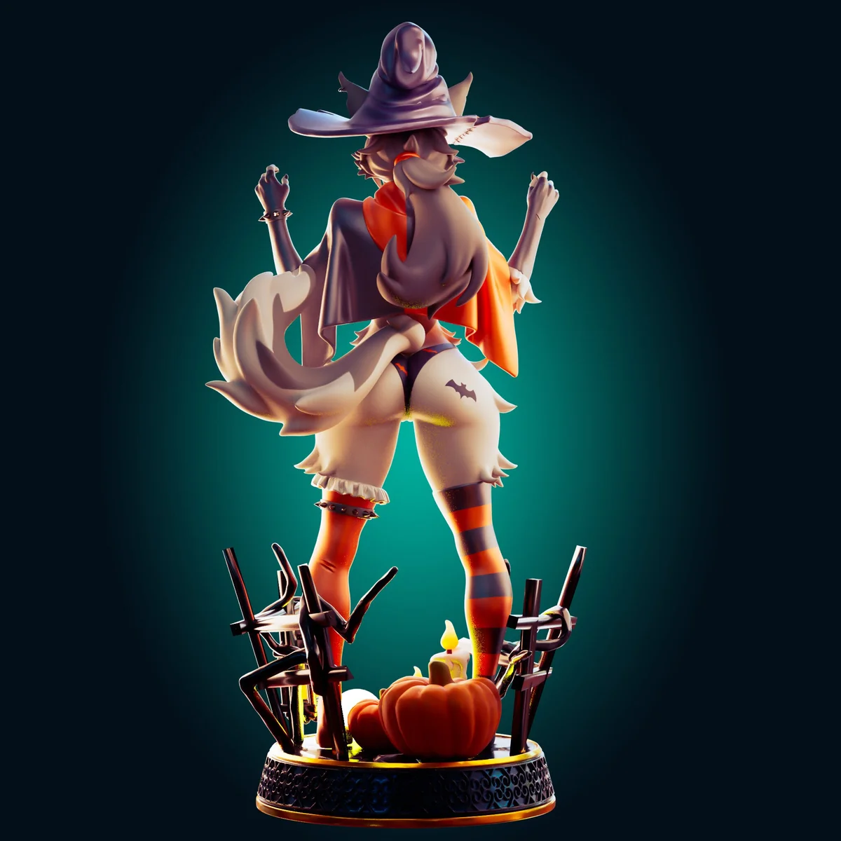 Spooky Hellhound | Fan Art | 3D Printed Resin Model Garage Kit | *Un-Painted* | Officer Rhu 6