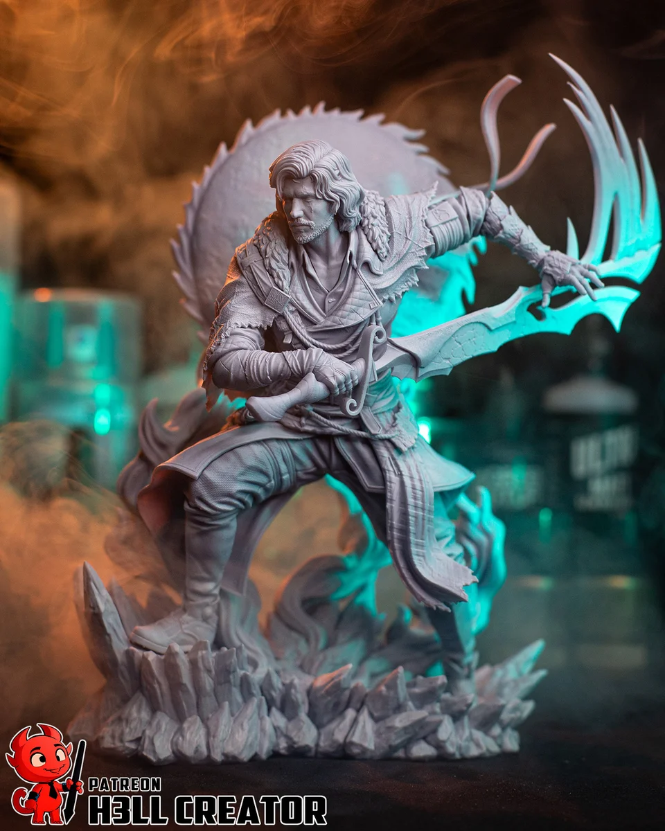 Verso | Fan Art | 3D Printed Resin Model Garage Kit | *Un-Painted* | H3LL Creator 7