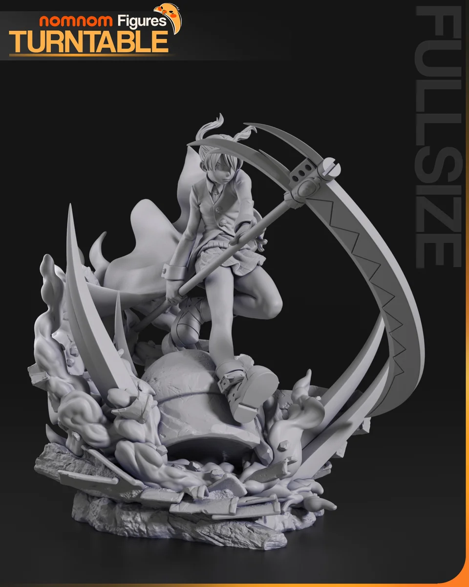Maka | Fan Art | 3D Printed Resin Model Garage Kit | *Un-Painted* | Nomnom 10