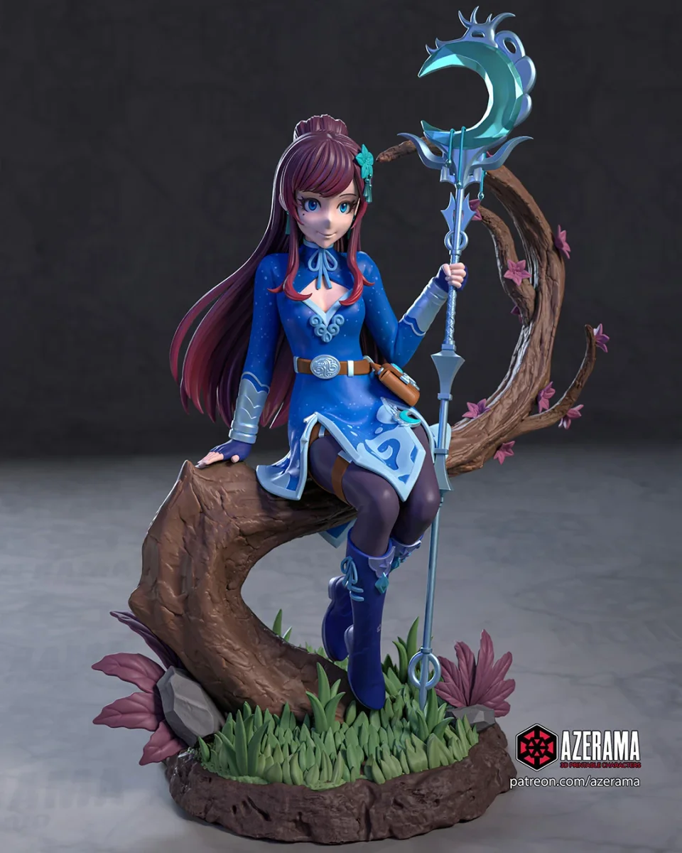 Aoi Haruka | Fan Art | 3D Printed Resin Model Garage Kit | *Un-Painted* | Azerama 2