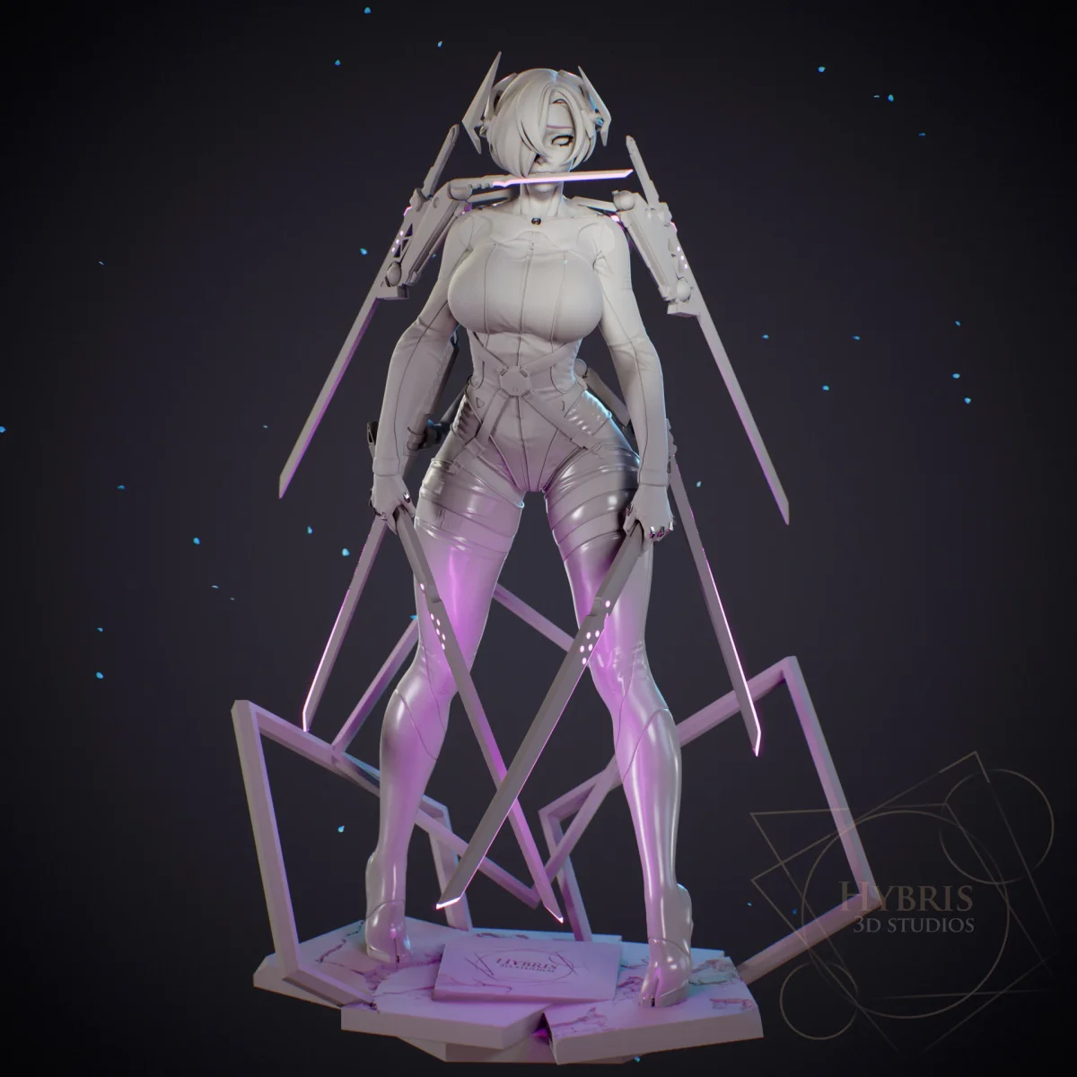 Project Code Void | Fan Art | 3D Printed Resin Model Garage Kit | *Un-Painted* | Hybris Studios 3