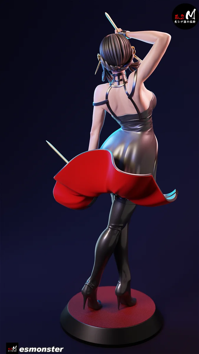 Spy Mom | Fan Art | 3D Printed Resin Model Garage Kit | *Un-Painted* | ES Monster 6