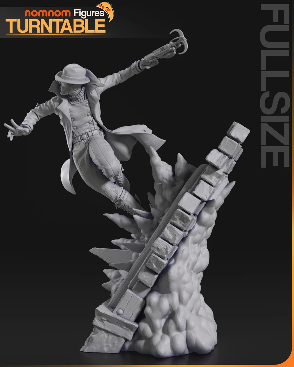 Spider-Noir | Fan Art | 3D Printed Resin Model Garage Kit | *Un-Painted* | Nomnom 10