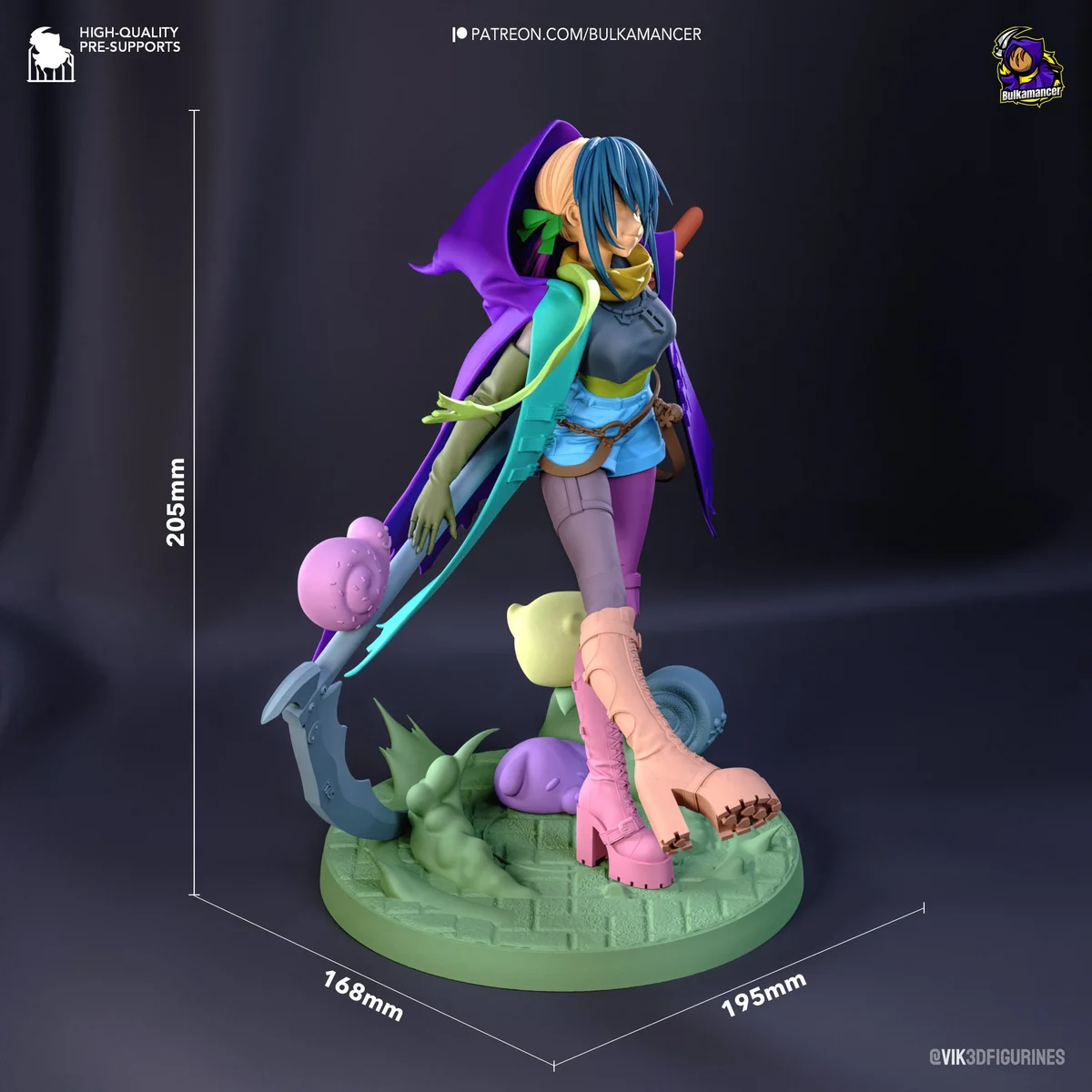 Bulka Crustreaper | Fan Art | 3D Printed Resin Model Garage Kit | *Un-Painted* | Bulkamancer 6