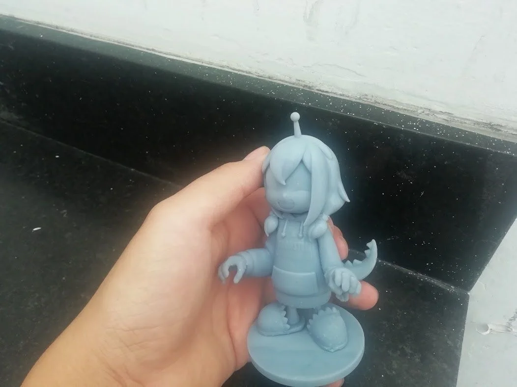 Chibi Pikamee Amano | Fan Art | 3D Printed Resin Model Garage Kit | *Un-Painted* | Sin3Dstudio 6