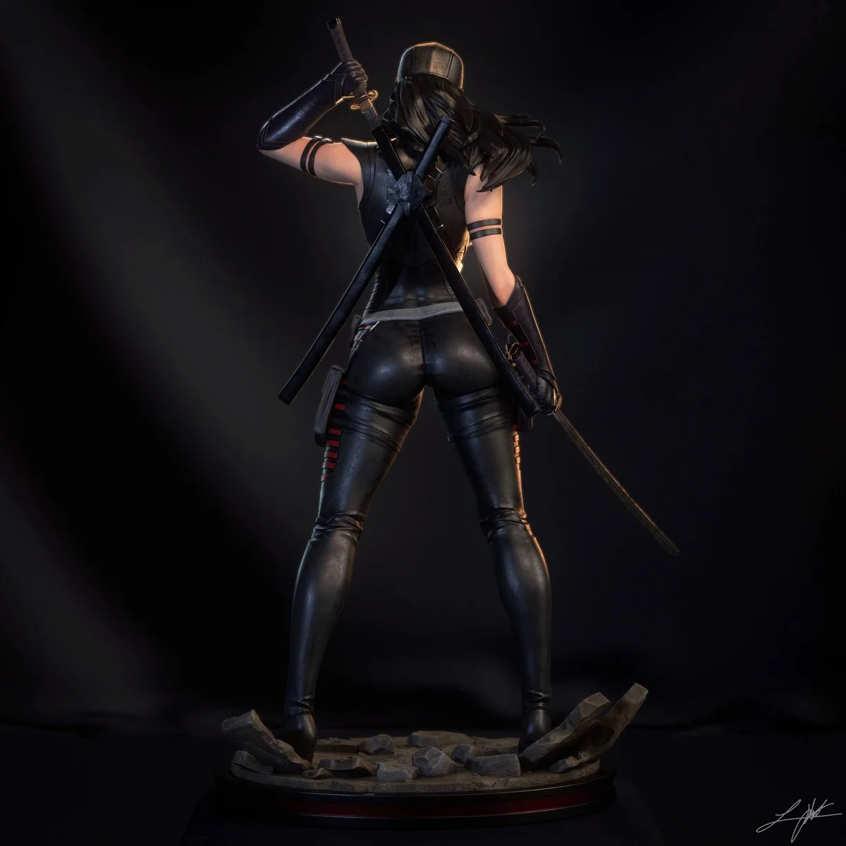 Snake Eyes II | Fan Art | 3D Printed Resin Model Garage Kit | *Un-Painted* | Abe3D 12
