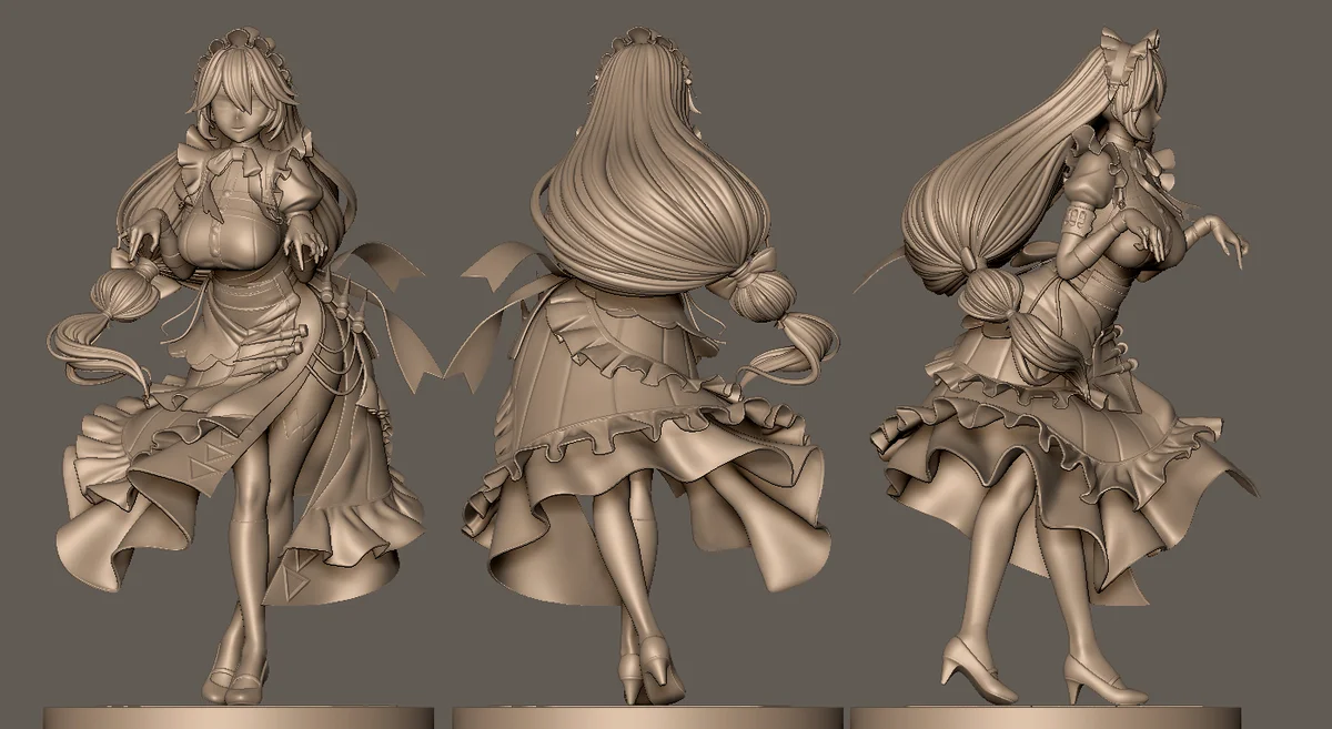 Alexandrina Sebastiane | Fan Art | 3D Printed Resin Model Garage Kit | *Un-Painted* | Inari Figure 5