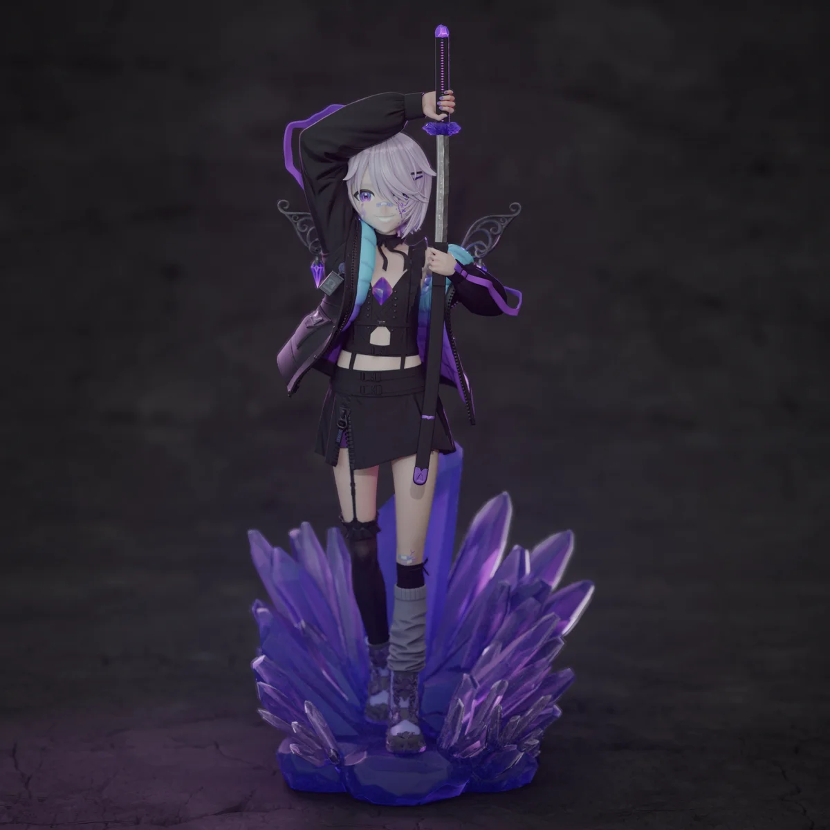 Koseki Bijou | Fan Art | 3D Printed Resin Model Garage Kit | *Un-Painted* | Inari Figure 3