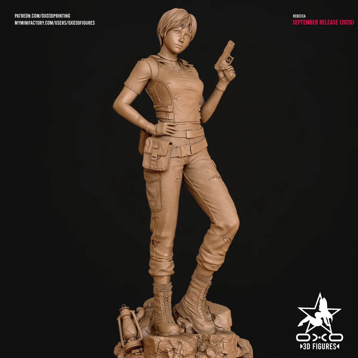 Rebecca Chambers | Fan Art | 3D Printed Resin Model Garage Kit | *Un-Painted* | OXO3D 6