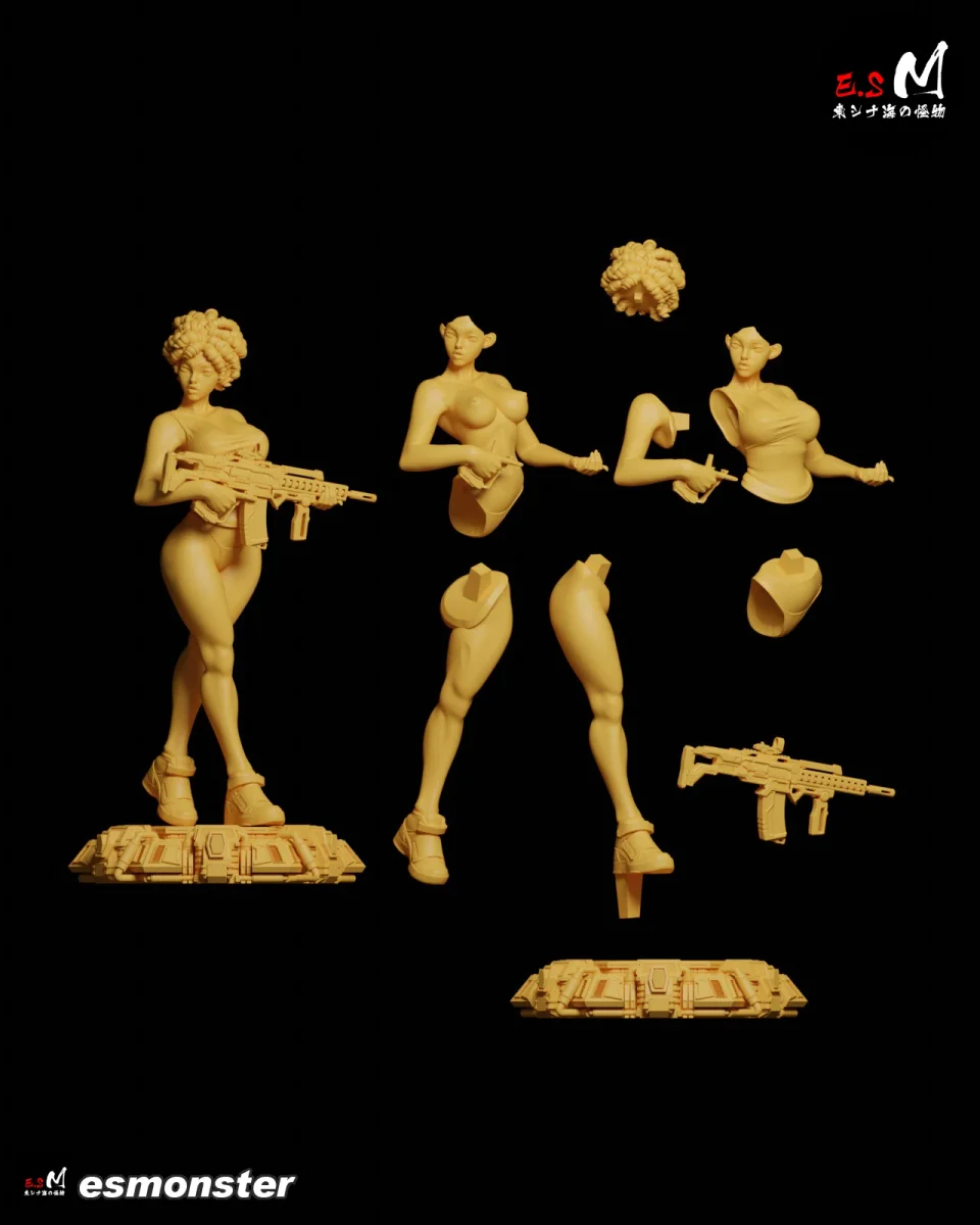 Ellen Ripley | Fan Art | 3D Printed Resin Model Garage Kit | *Un-Painted* | ES Monster 6