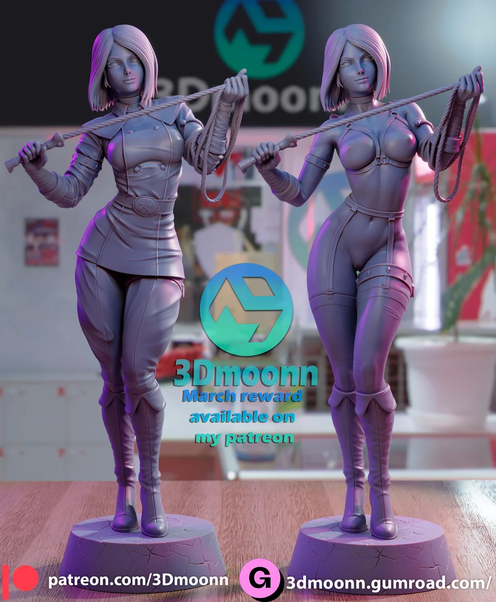 Whip | Fan Art | 3D Printed Resin Model Garage Kit | *Un-Painted* | 3DMoon 8