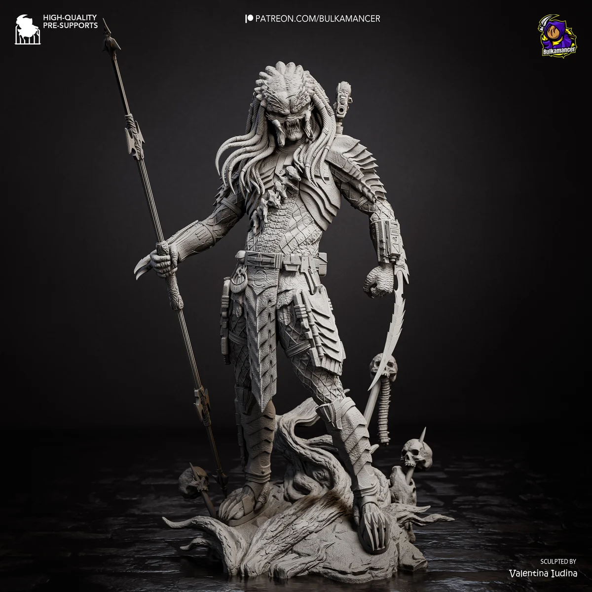 Predator | Fan Art | 3D Printed Resin Model Garage Kit | *Un-Painted* | Bulkamancer 14