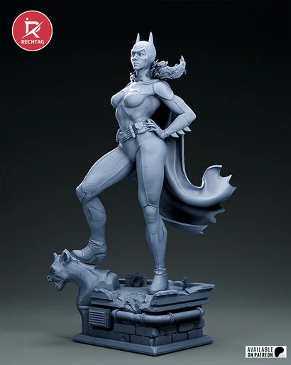 Batgirl | Fan Art | 3D Printed Resin Model Garage Kit | *Un-Painted* | Rechtag 3