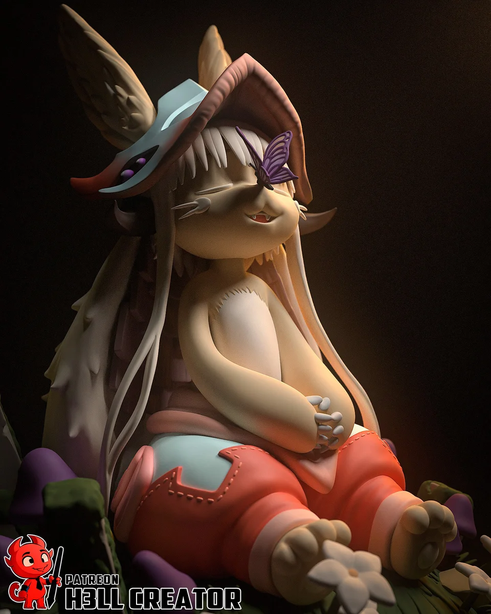 Nanachi | Fan Art | 3D Printed Resin Model Garage Kit | *Un-Painted* | H3LL Creator 5
