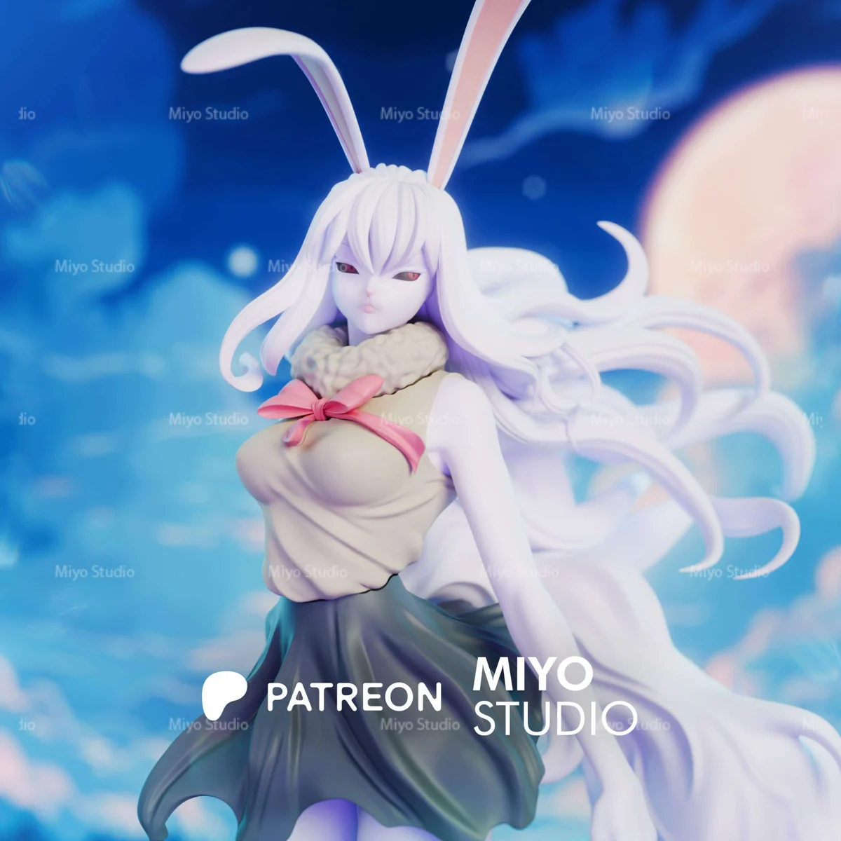 Carrot Sulong | Fan Art | 3D Printed Resin Model Garage Kit | *Un-Painted* | MiyoStudio