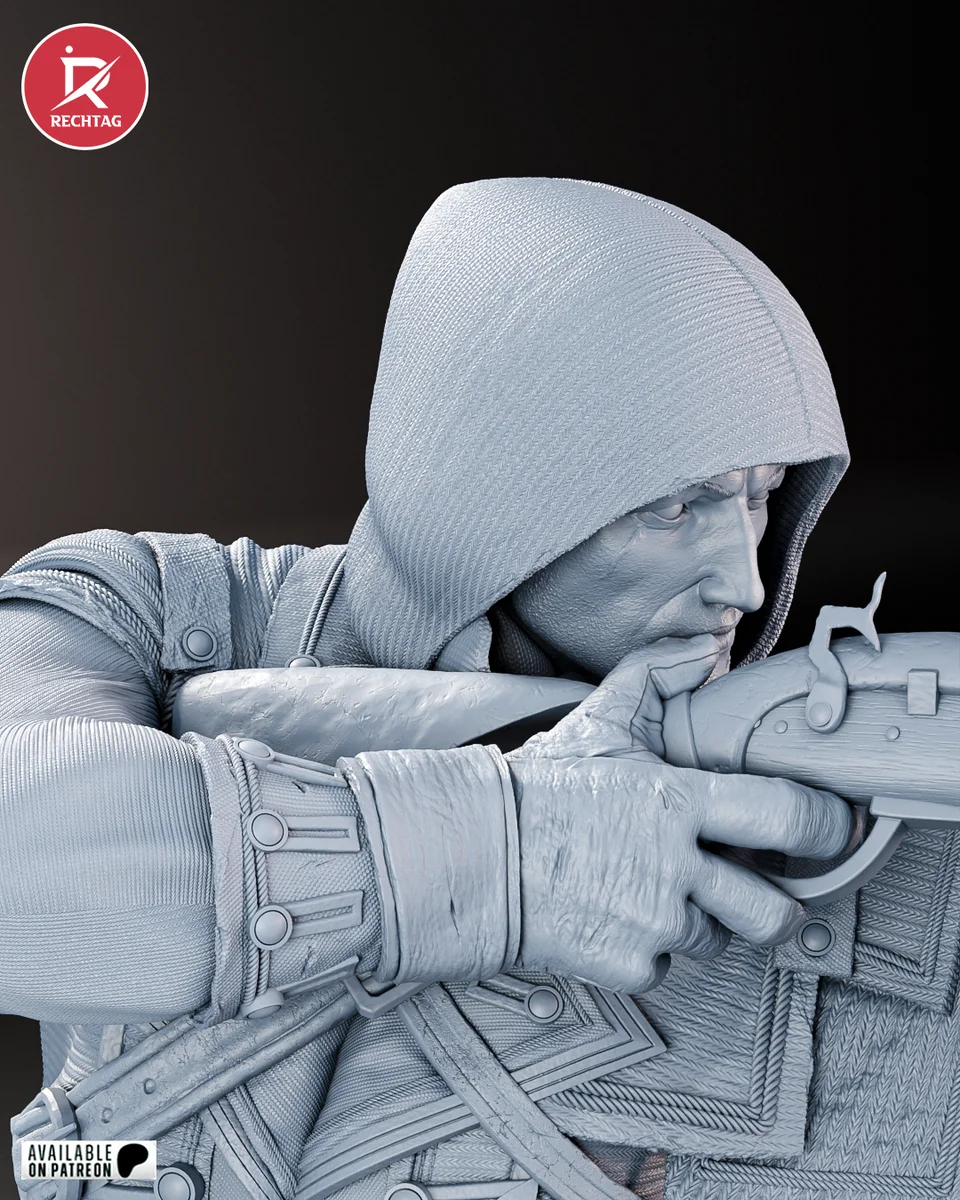 Shay Cormac | Fan Art | 3D Printed Resin Model Garage Kit | *Un-Painted* | Rechtag 18