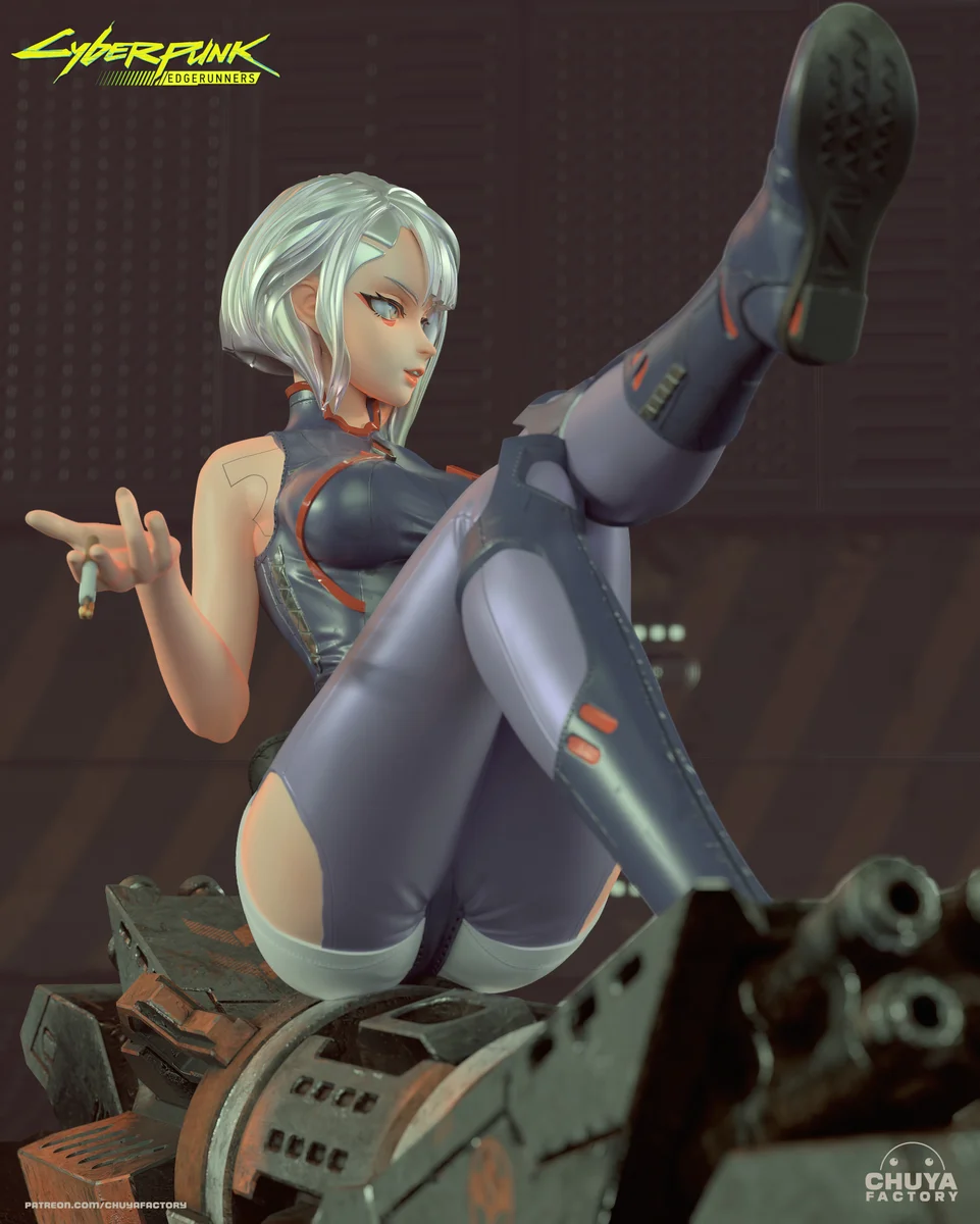 Lucy | Fan Art | 3D Printed Resin Model Garage Kit | *Un-Painted* | Chuya Factory 3