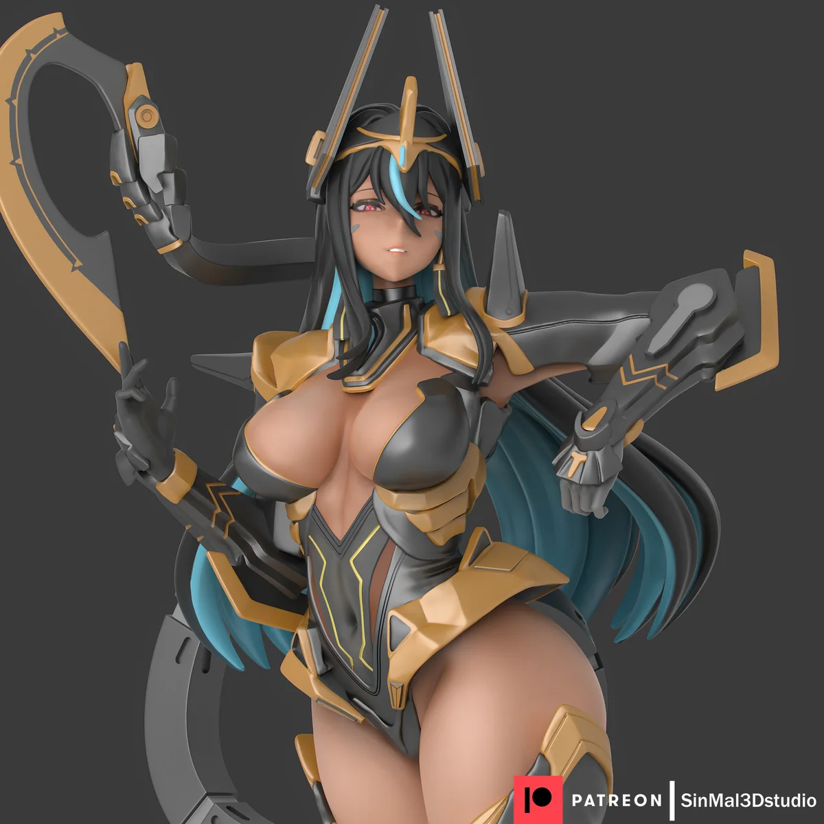 Indivila | Fan Art | 3D Printed Resin Model Garage Kit | *Un-Painted* | Sin3Dstudio