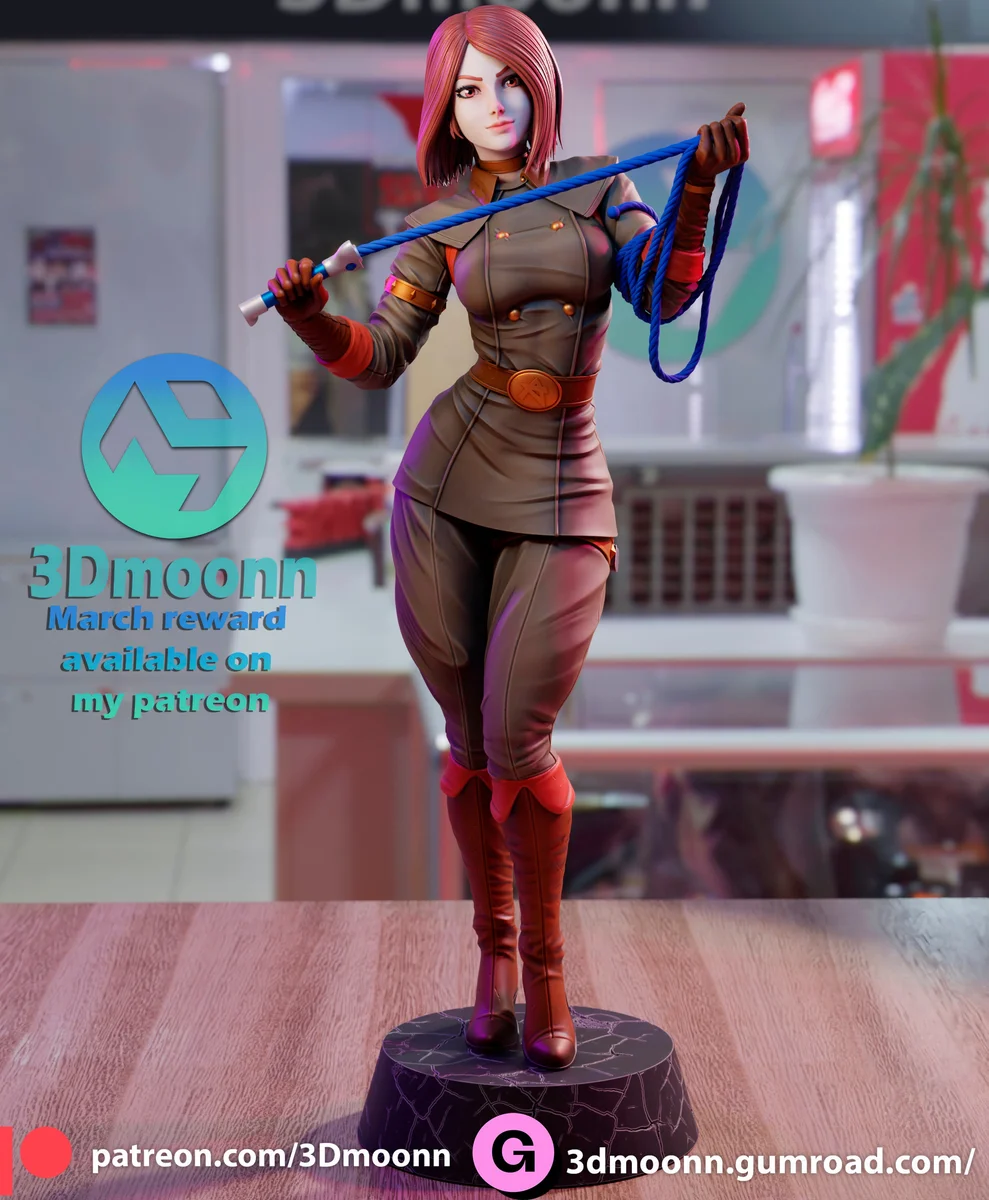Whip | Fan Art | 3D Printed Resin Model Garage Kit | *Un-Painted* | 3DMoon 6