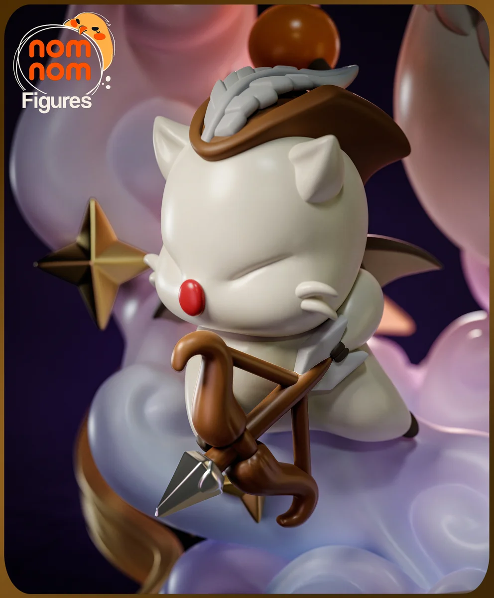 Chibi Moogle King Mog | Fan Art | 3D Printed Resin Model Garage Kit | *Un-Painted* | Nomnom 3
