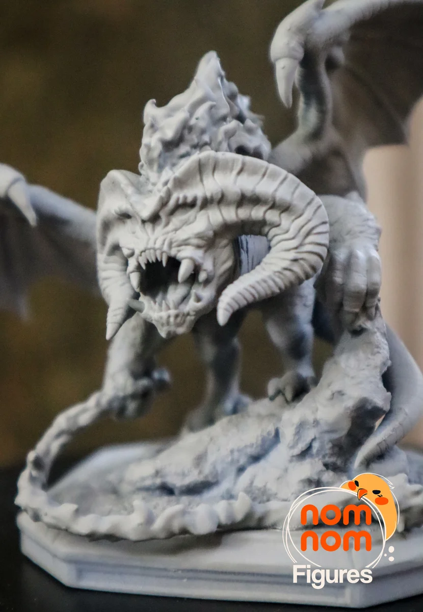 Chibi Balrog | Fan Art | 3D Printed Resin Model Garage Kit | *Un-Painted* | Nomnom 6