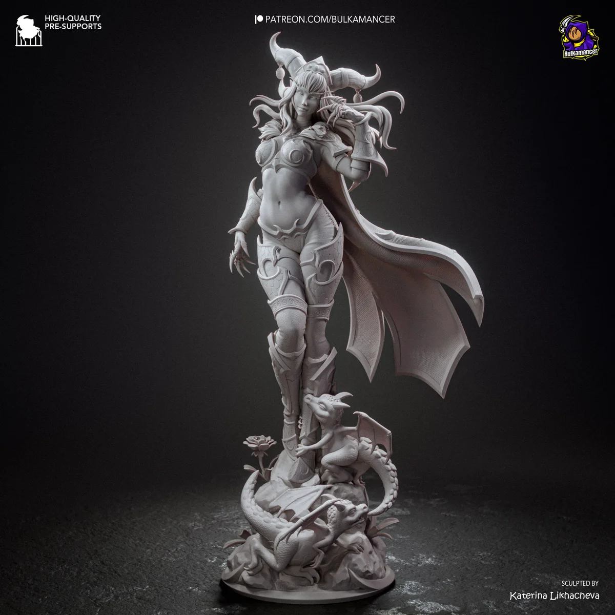 Alexstrasza | Fan Art | 3D Printed Resin Model Garage Kit | *Un-Painted* | Bulkamancer 9