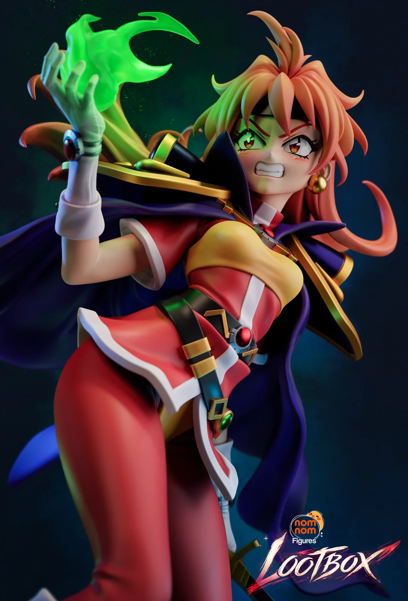 Lina Inverse | Fan Art | 3D Printed Resin Model Garage Kit | *Un-Painted* | Nomnom 3