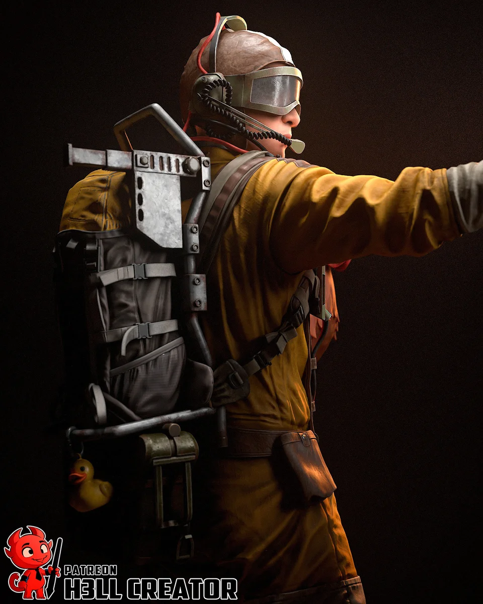 Raider | Fan Art | 3D Printed Resin Model Garage Kit | *Un-Painted* | H3LL Creator 6