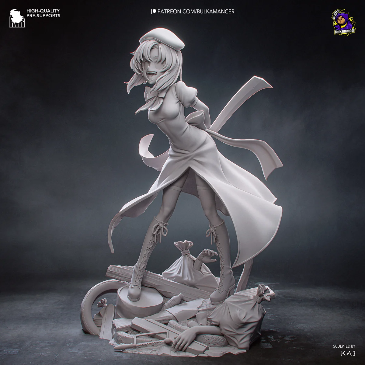 Rena | Fan Art | 3D Printed Resin Model Garage Kit | *Un-Painted* | Bulkamancer 13