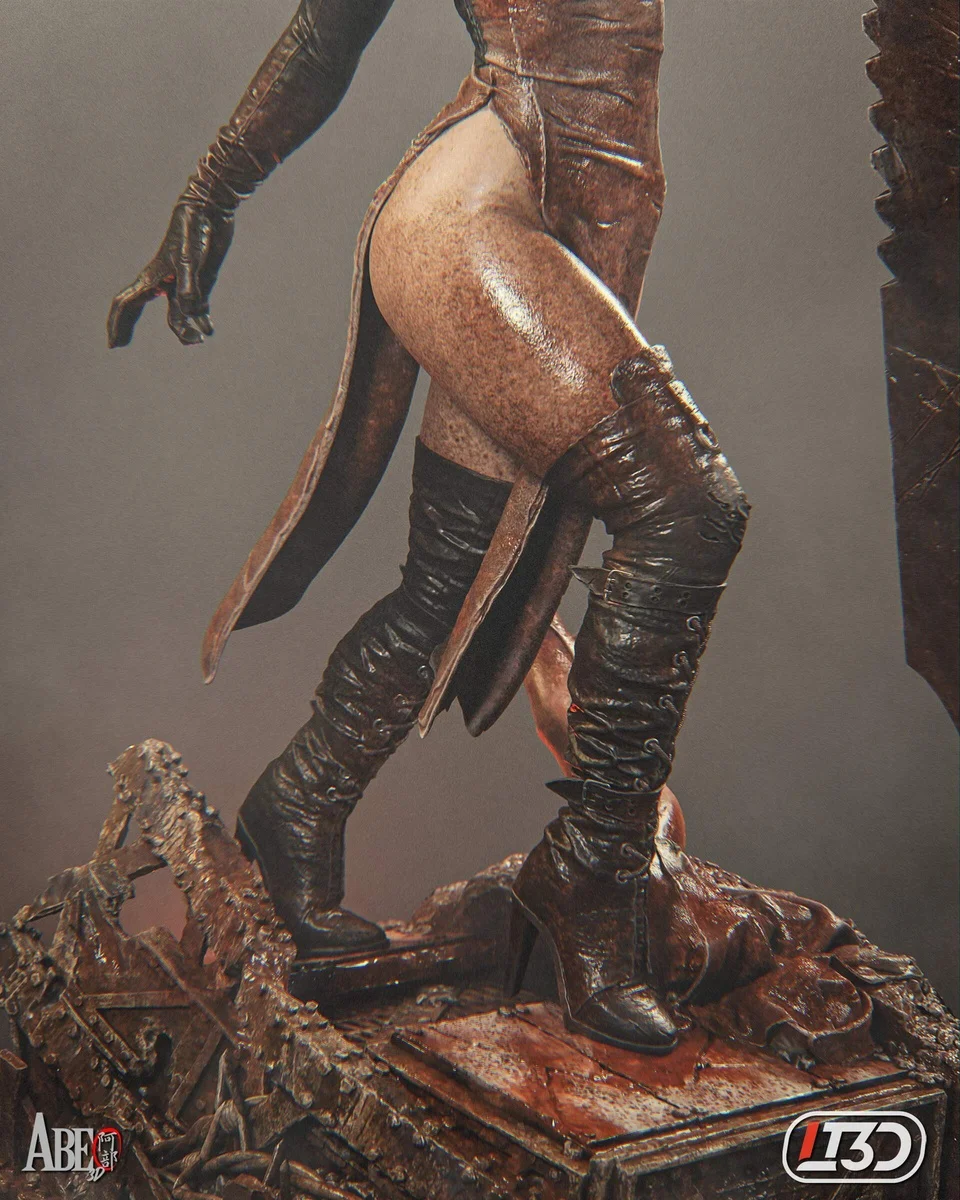 Pyramid Head | Fan Art | 3D Printed Resin Model Garage Kit | *Un-Painted* | Abe3D 7