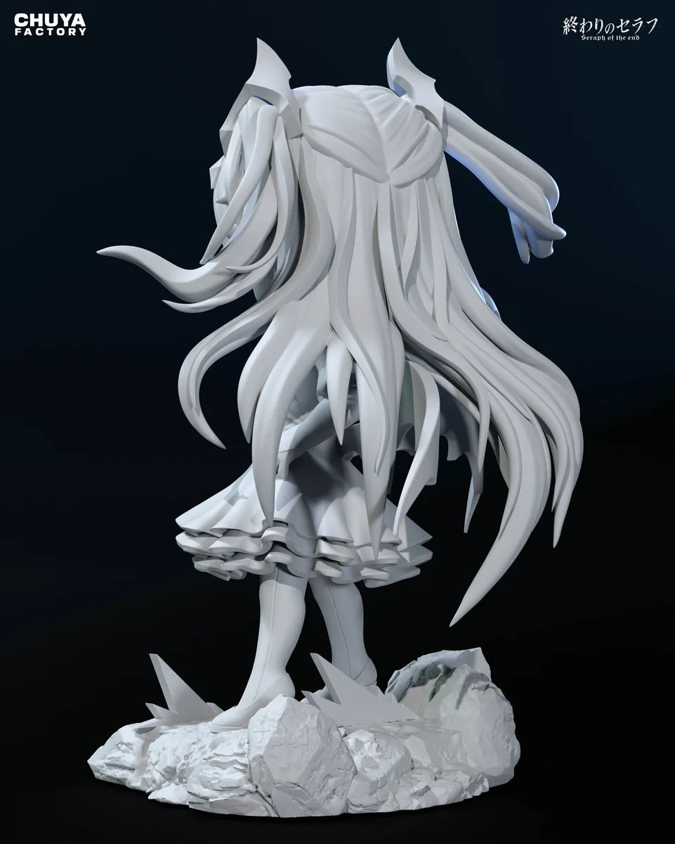 Chibi Krul Tepes | Fan Art | 3D Printed Resin Model Garage Kit | *Un-Painted* | Chuya Factory 12