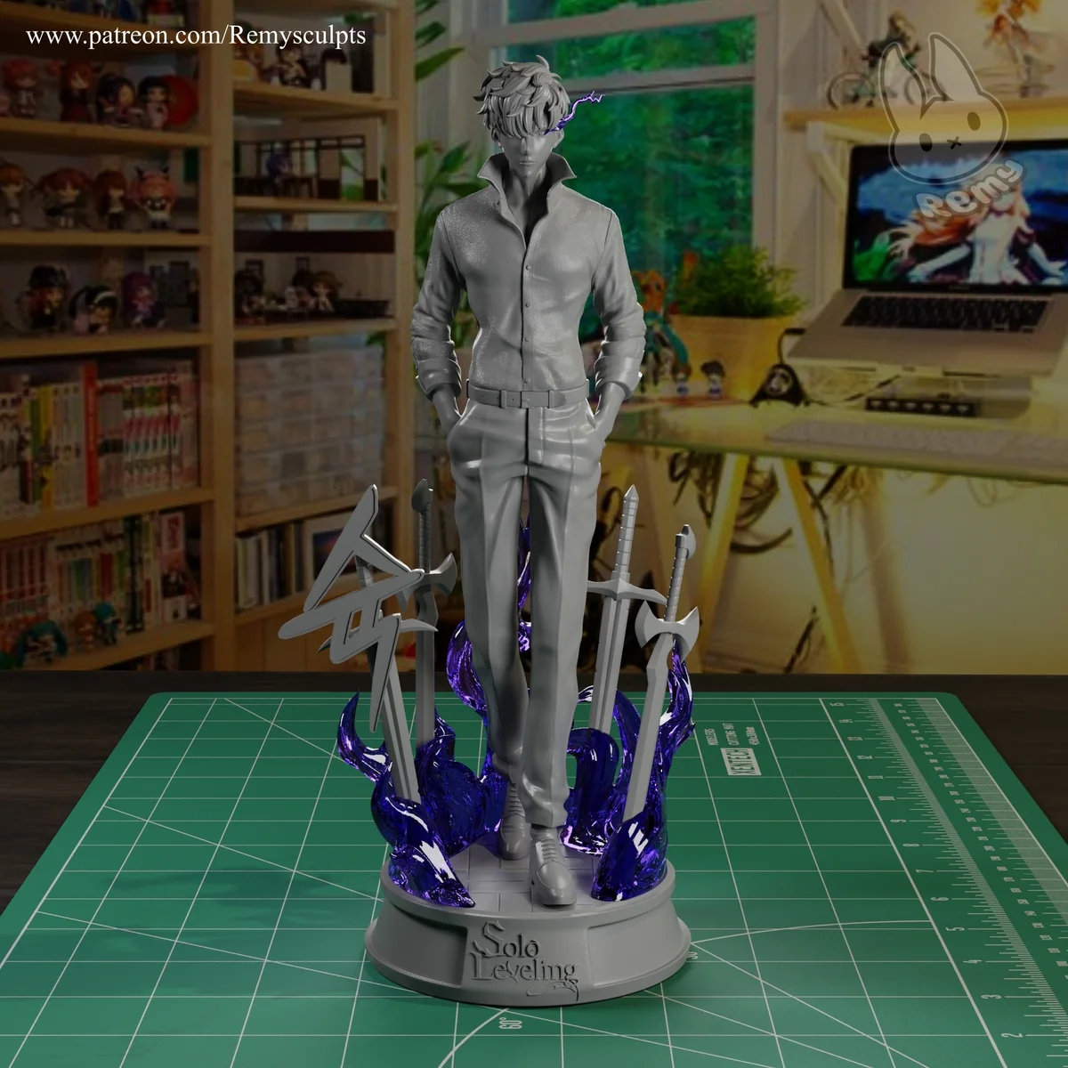 Sun Jin Woo | Fan Art | 3D Printed Resin Model Garage Kit | *Un-Painted* | Remy Sculpts 5