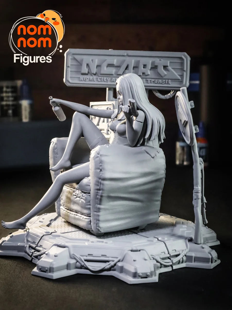 Rebecca | Fan Art | 3D Printed Resin Model Garage Kit | *Un-Painted* | Nomnom 13