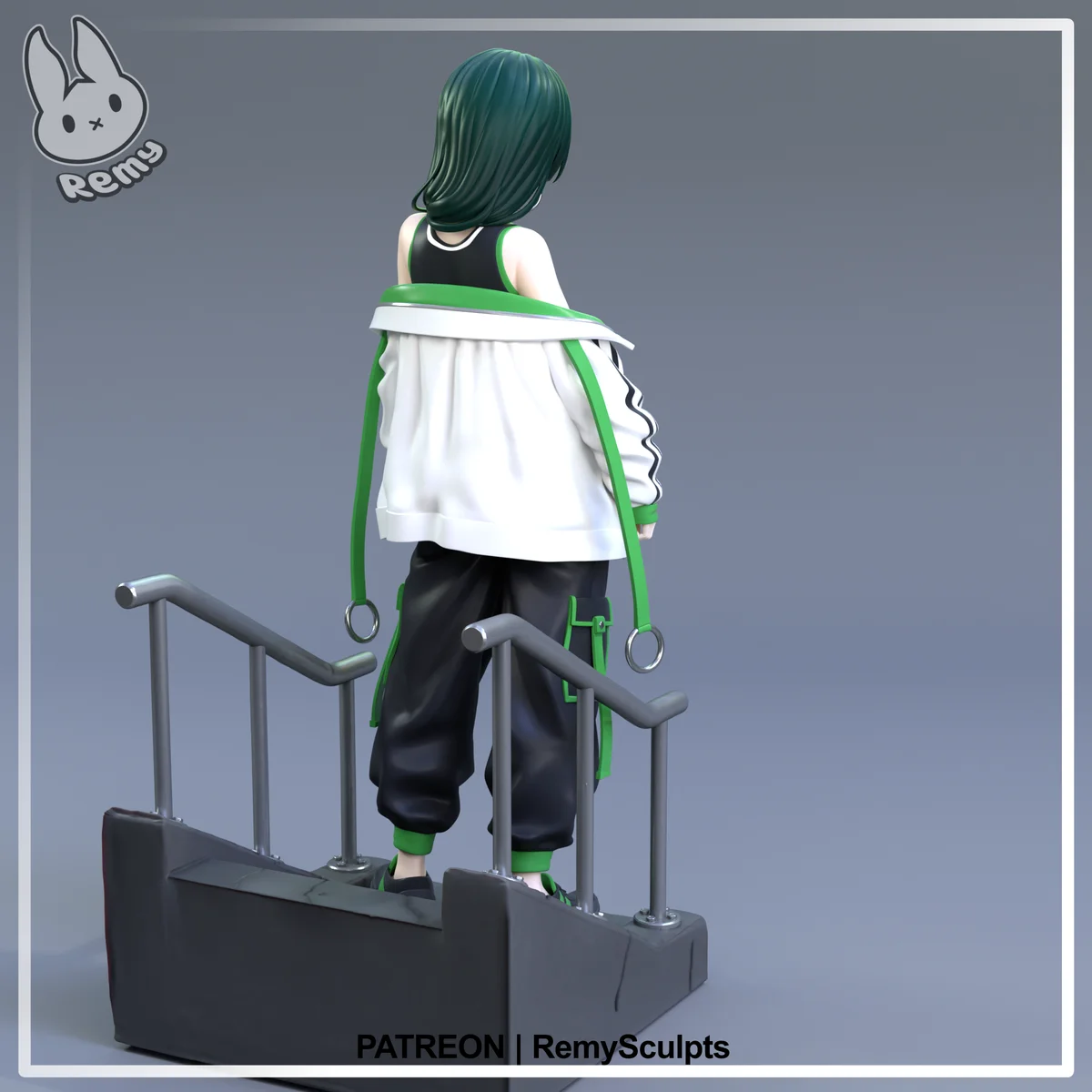 Maomao (Streetwear) | Fan Art | 3D Printed Resin Model Garage Kit | *Un-Painted* | Remy Sculpts 6
