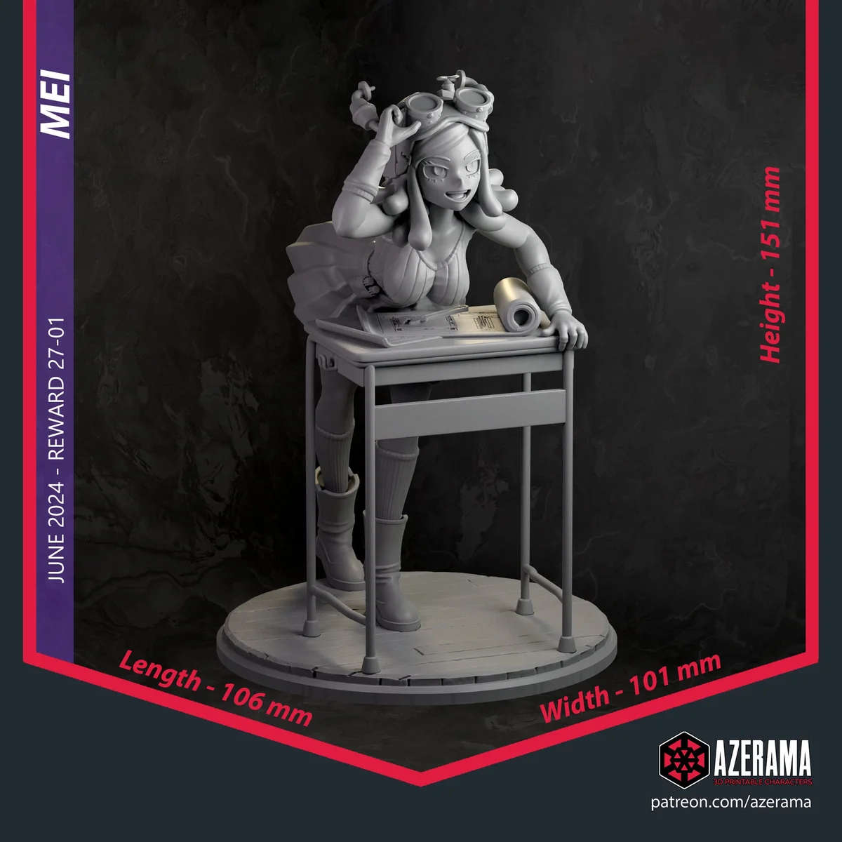 Expert Inventor | Fan Art | 3D Printed Resin Model Garage Kit | *Un-Painted* | Azerama 8