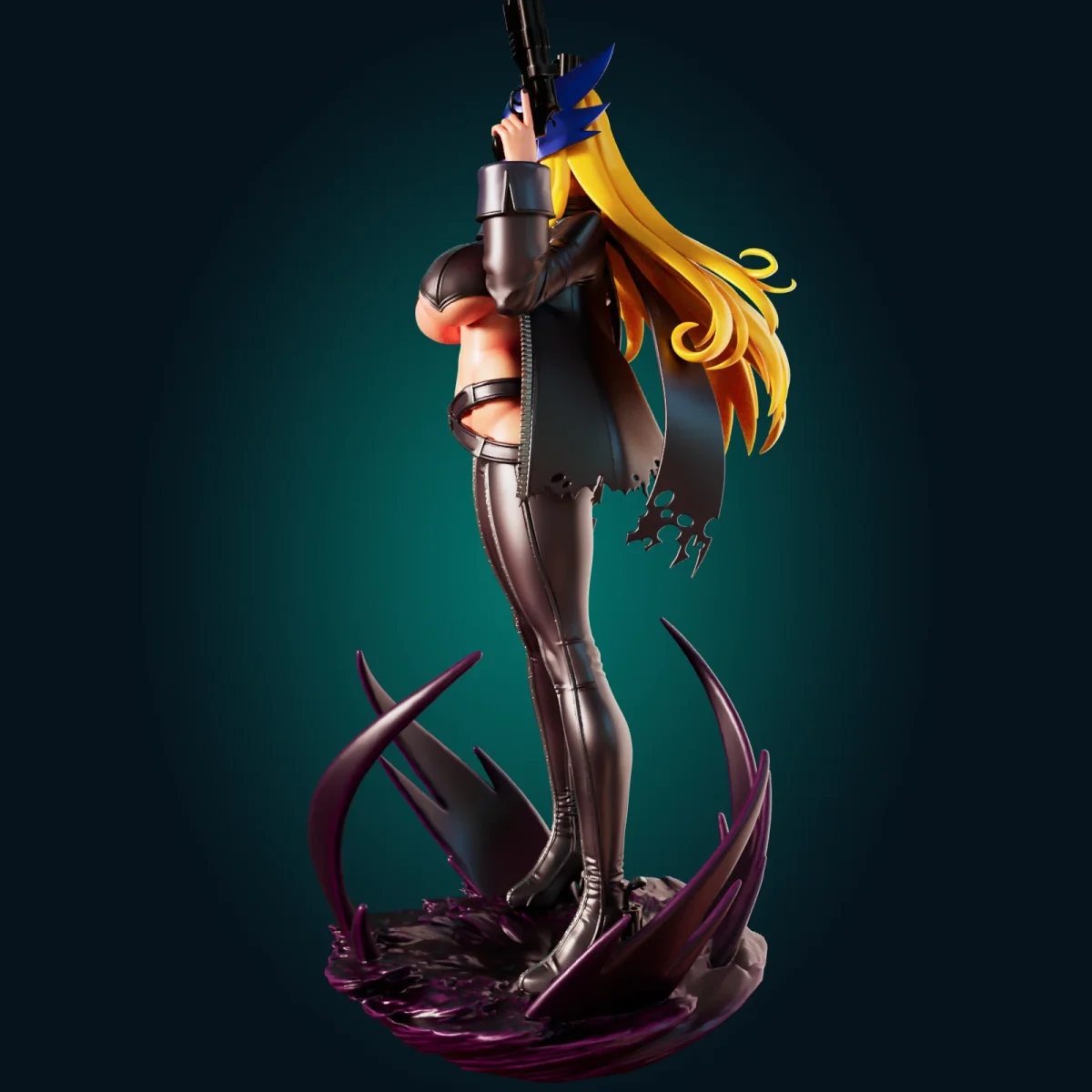Wizard Lady | Fan Art | 3D Printed Resin Model Garage Kit | *Un-Painted* | Officer Rhu 3
