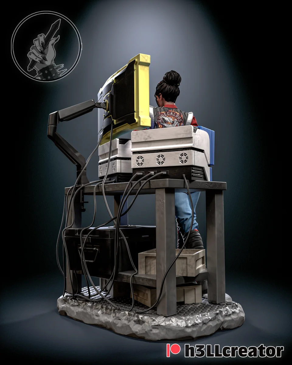 Panam Palmer | Fan Art | 3D Printed Resin Model Garage Kit | *Un-Painted* | H3LL Creator 5