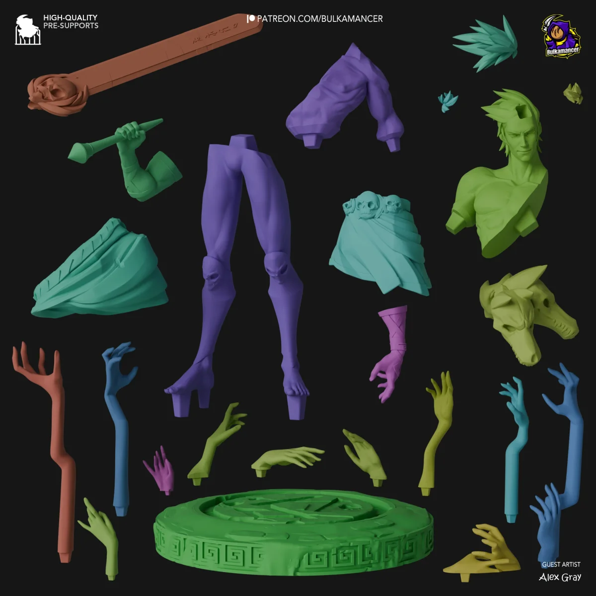Zagreus | Fan Art | 3D Printed Resin Model Garage Kit | *Un-Painted* | Bulkamancer 5