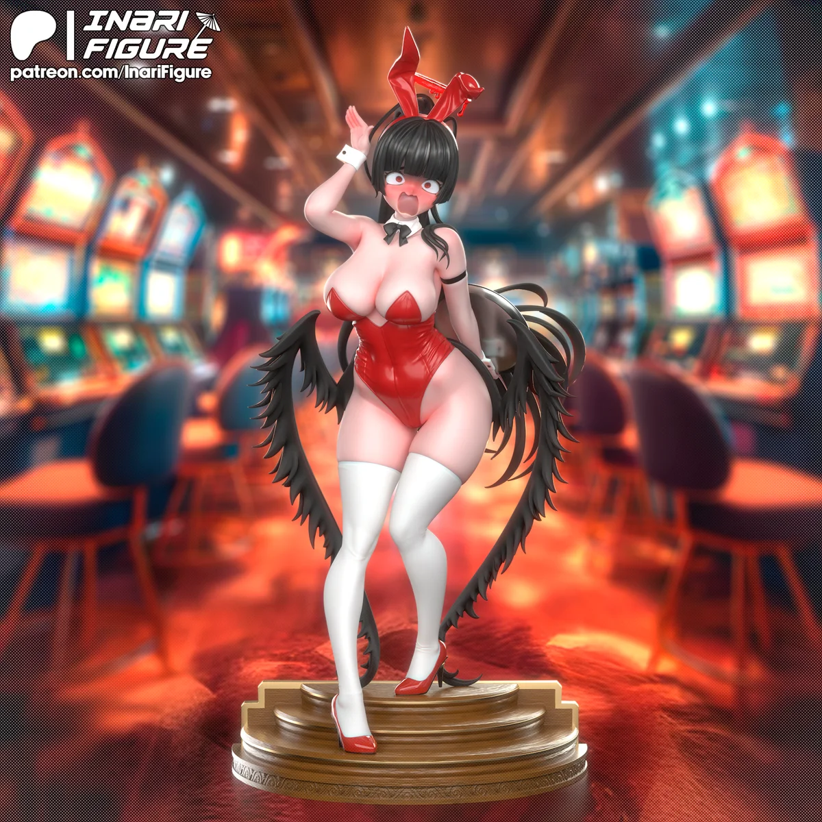 Tsurugi | Fan Art | 3D Printed Resin Model Garage Kit | *Un-Painted* | Inari Figure 3