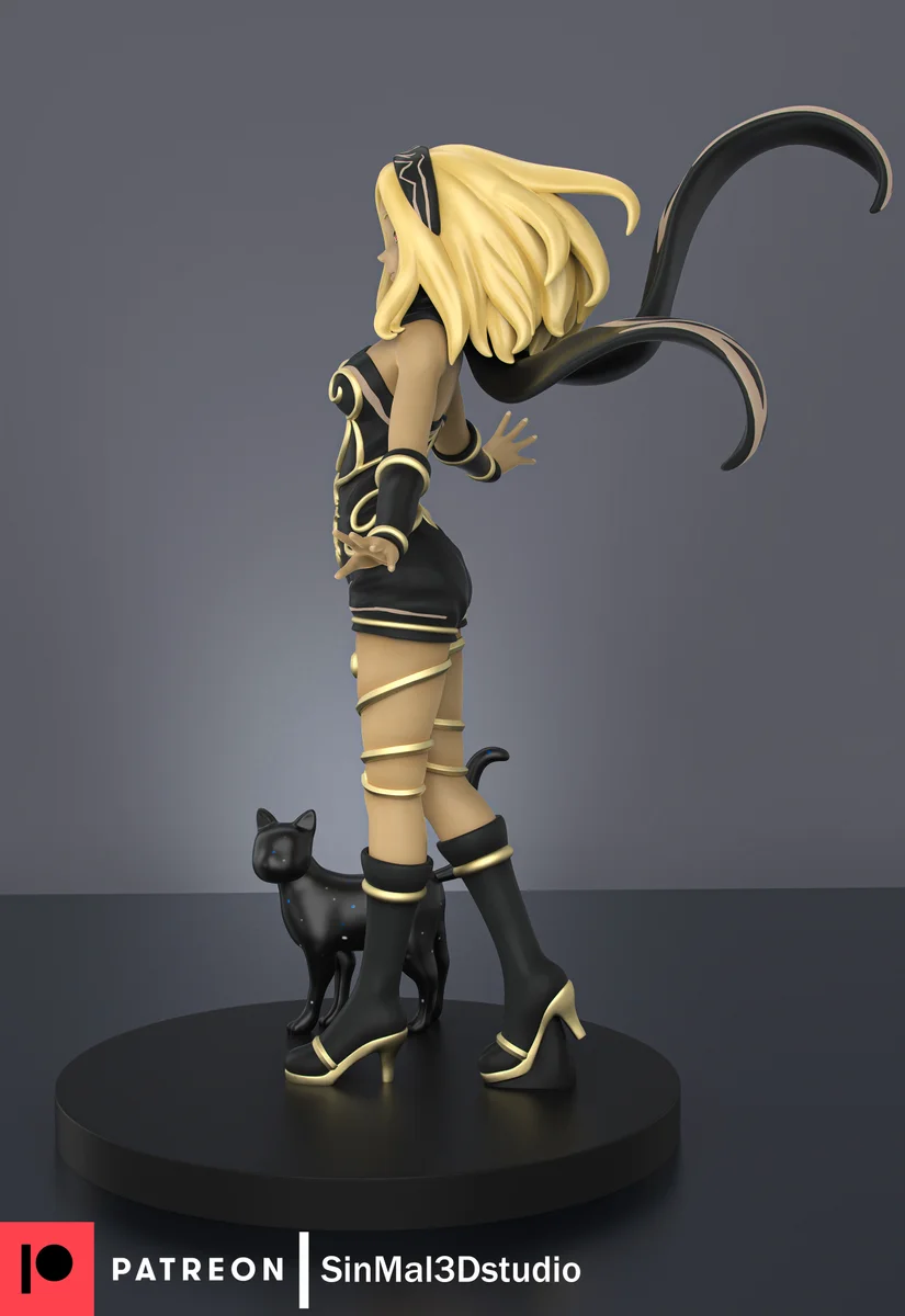 Kat | Fan Art | 3D Printed Resin Model Garage Kit | *Un-Painted* | Sin3Dstudio 7