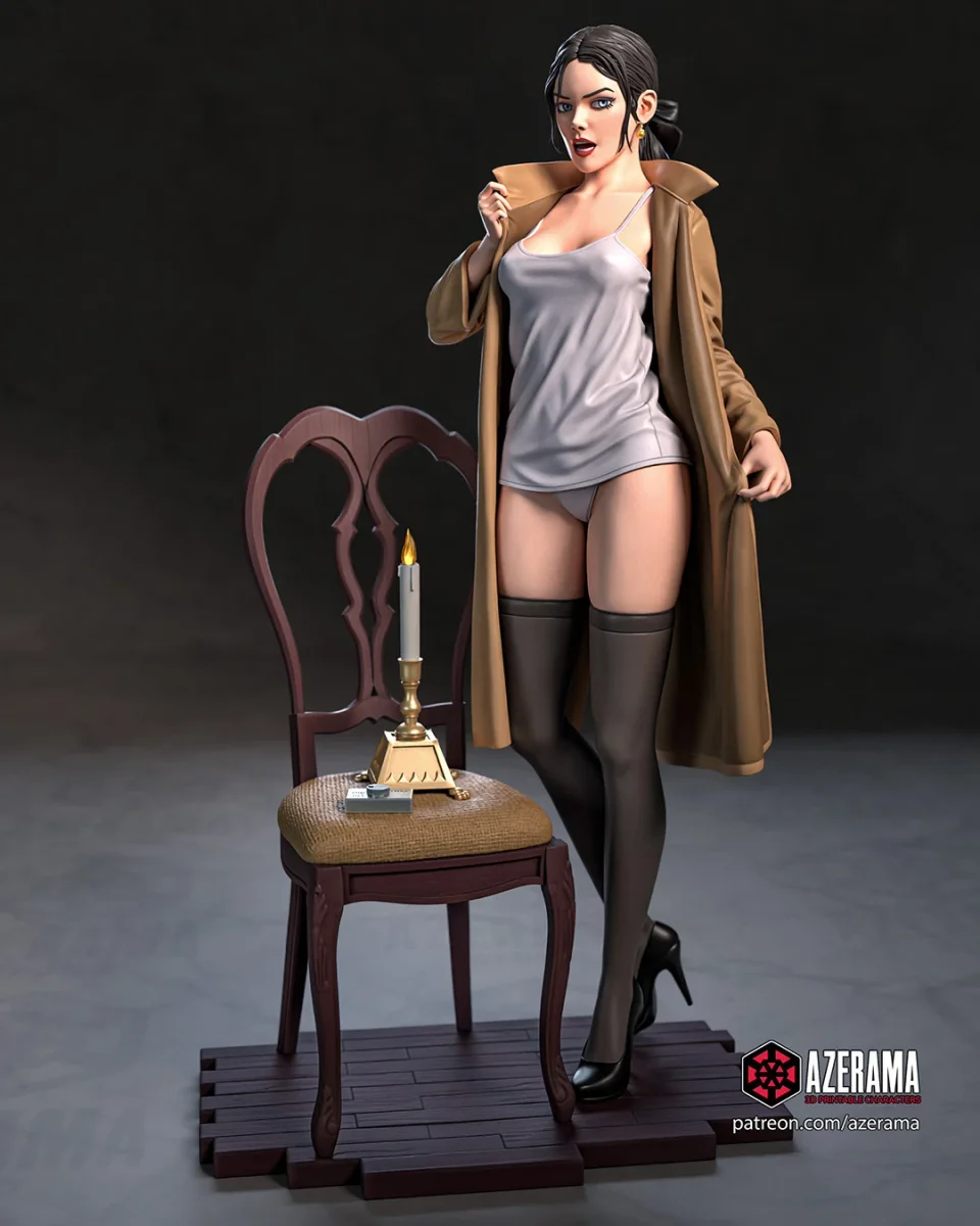 Claudia | Fan Art | 3D Printed Resin Model Garage Kit | *Un-Painted* | Azerama