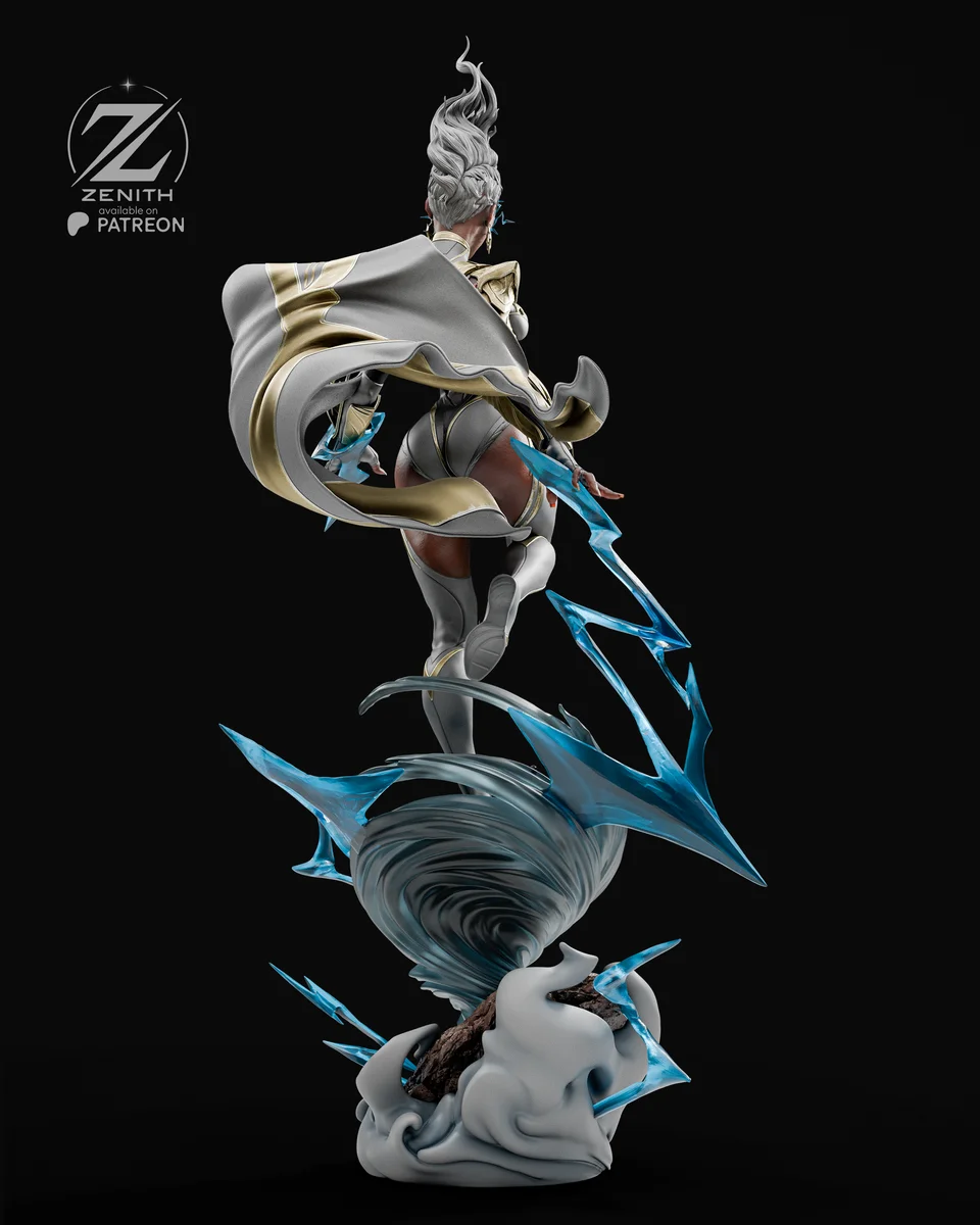 Storm | Fan Art | 3D Printed Resin Model Garage Kit | *Un-Painted* | Zenith Studios 6