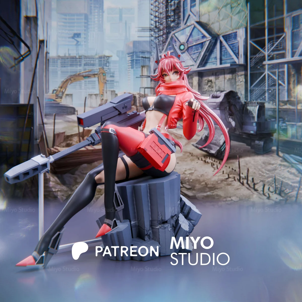 Red Hood | Fan Art | 3D Printed Resin Model Garage Kit | *Un-Painted* | MiyoStudio 3
