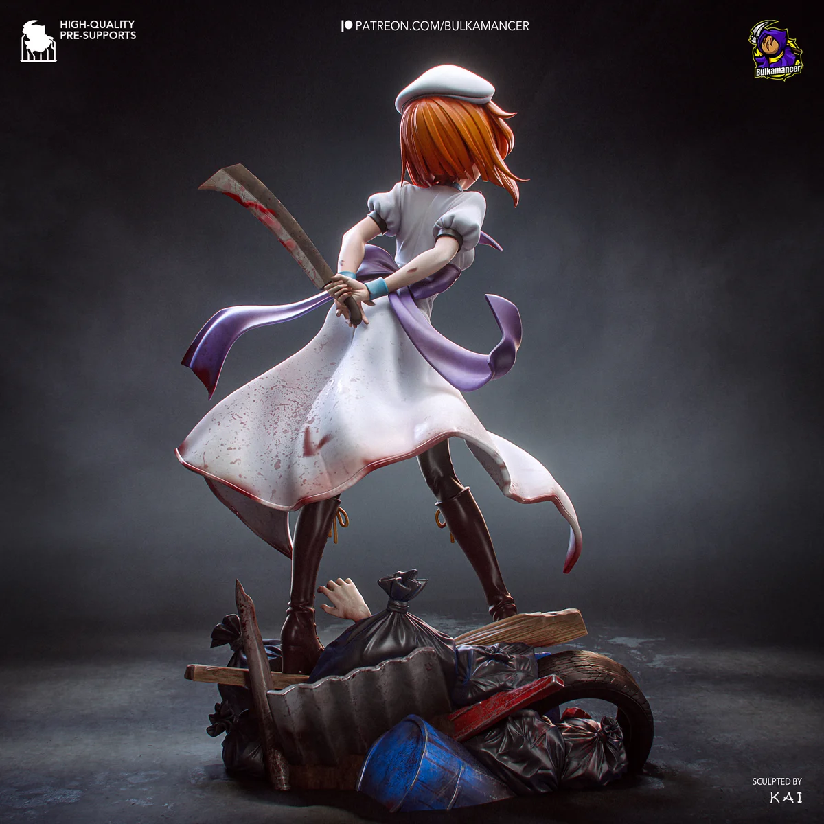 Rena | Fan Art | 3D Printed Resin Model Garage Kit | *Un-Painted* | Bulkamancer 6