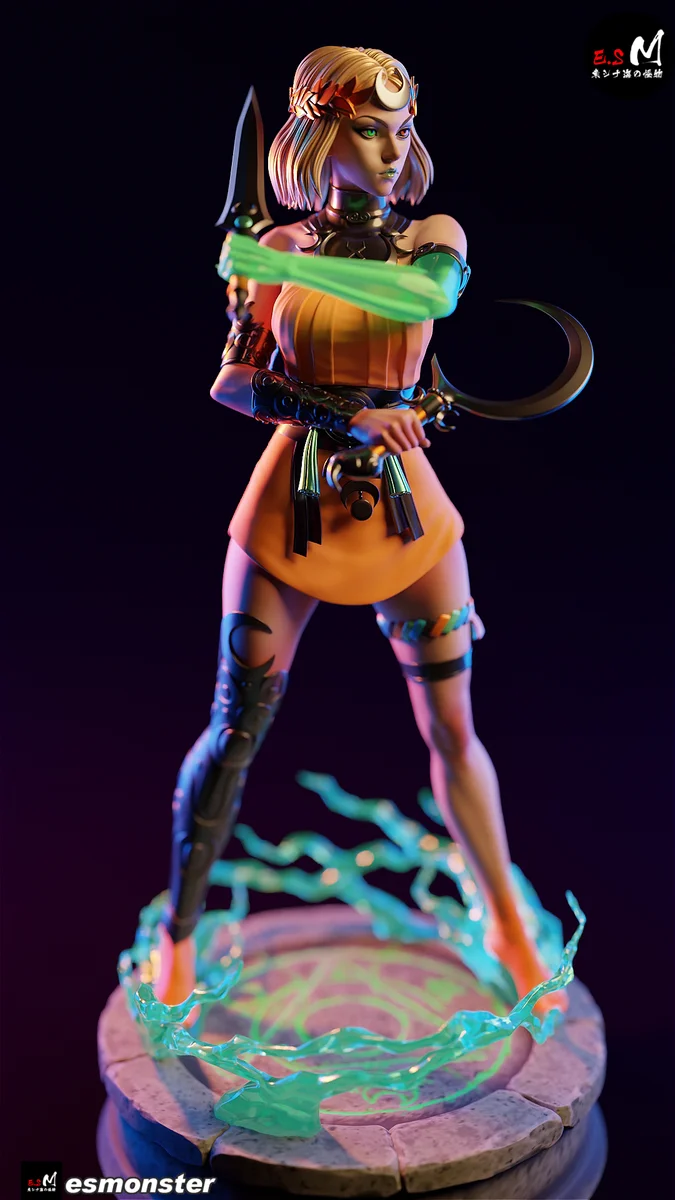 Melinoe | Fan Art | 3D Printed Resin Model Garage Kit | *Un-Painted* | ES Monster 24