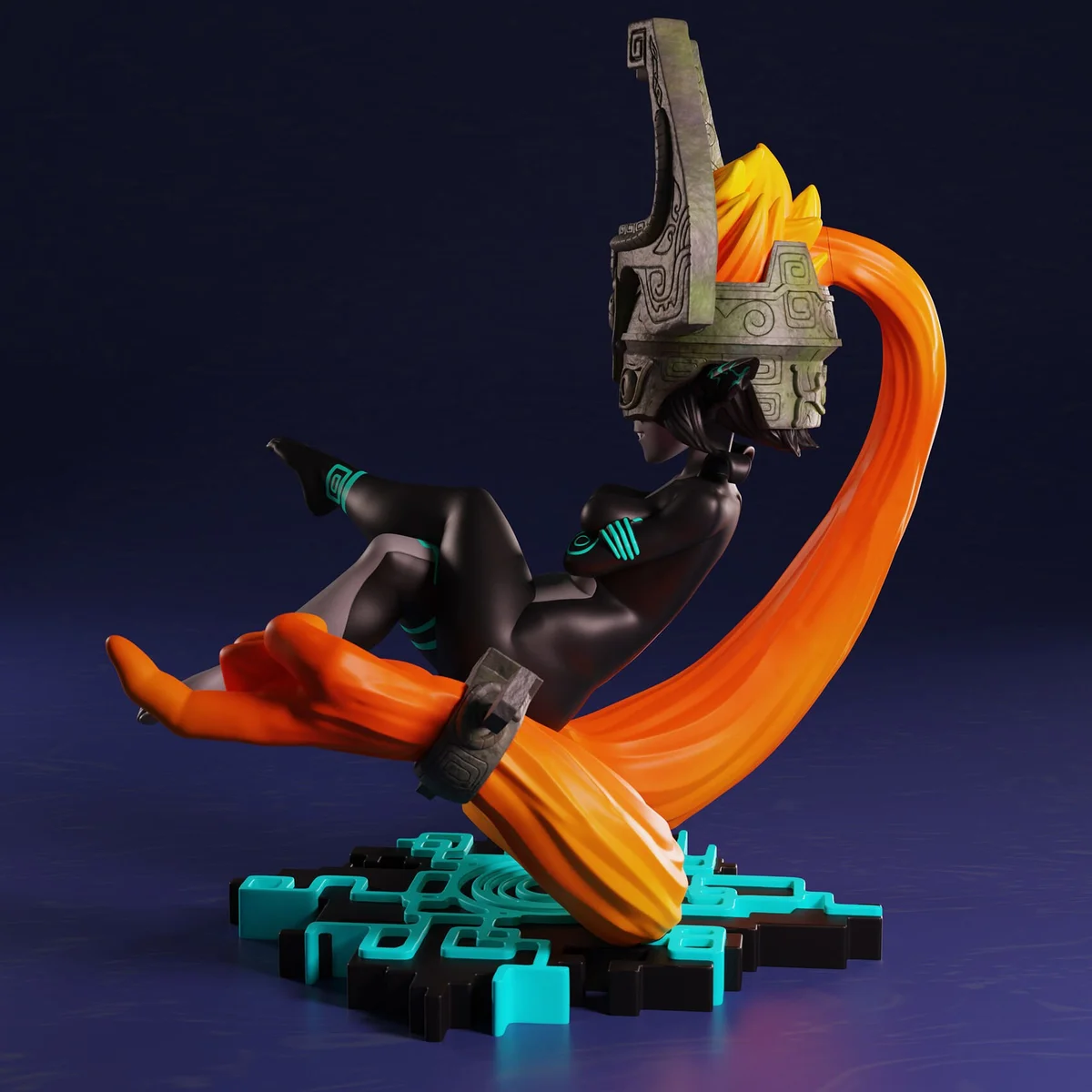 Imp Princess | Fan Art | 3D Printed Resin Model Garage Kit | *Un-Painted* | Polybits 3
