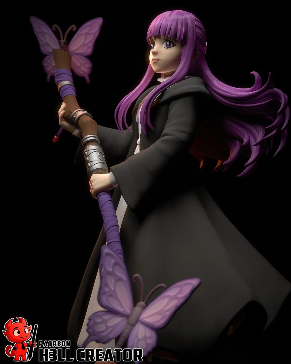 Fern | Fan Art | 3D Printed Resin Model Garage Kit | *Un-Painted* | H3LL Creator 5