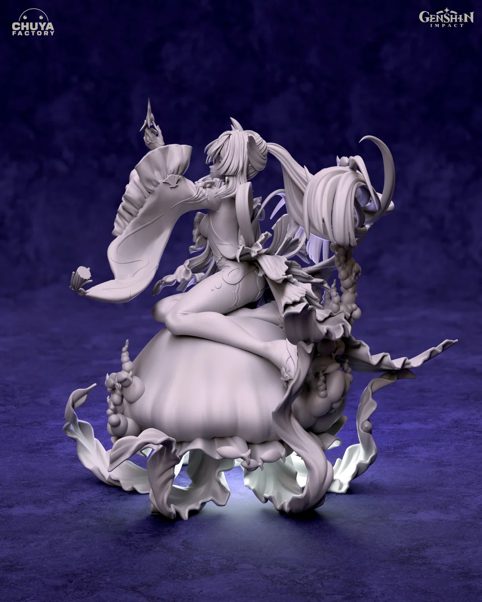 Sangonomiya Kokomi | Fan Art | 3D Printed Resin Model Garage Kit | *Un-Painted* | Chuya Factory 14