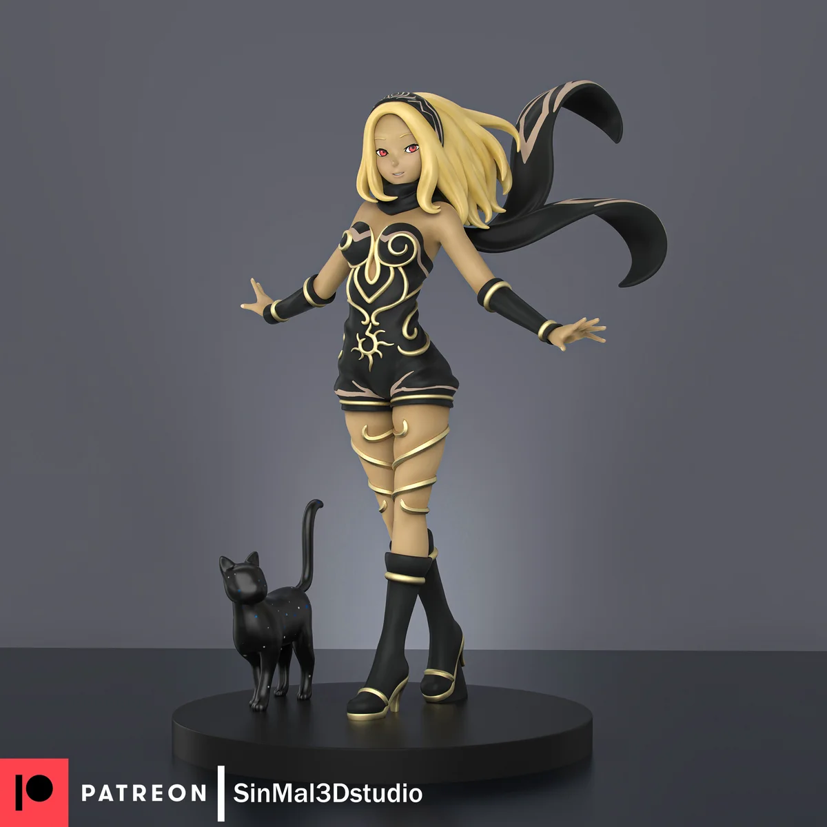 Kat | Fan Art | 3D Printed Resin Model Garage Kit | *Un-Painted* | Sin3Dstudio 5