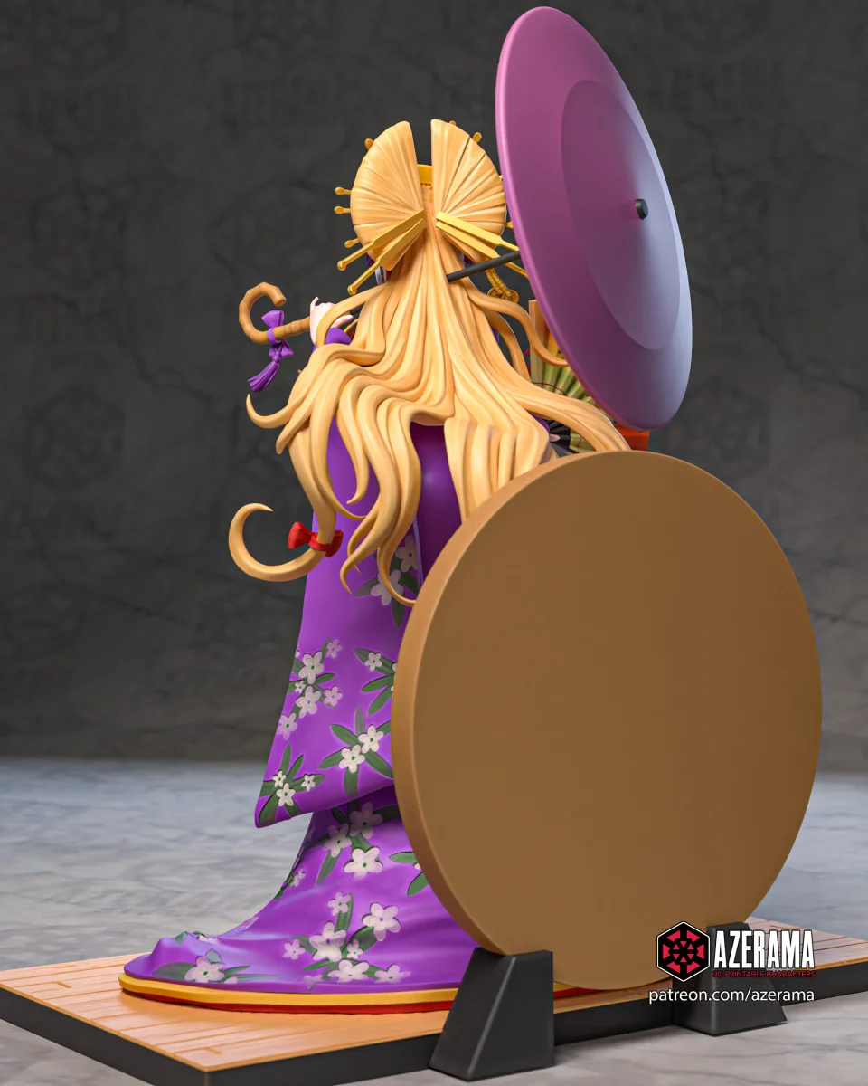 Yukari | Fan Art | 3D Printed Resin Model Garage Kit | *Un-Painted* | Azerama 3